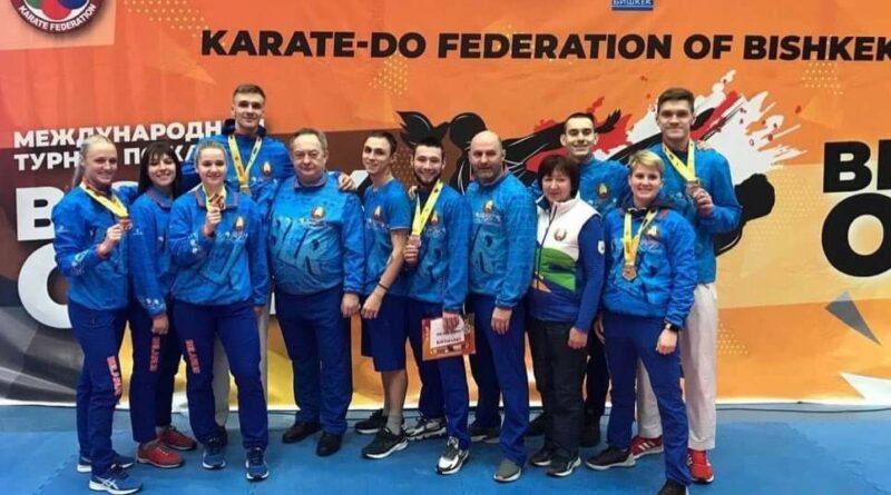 Успех белорусской сборной на Международном турнире по каратэ «BISHKEK OPEN»